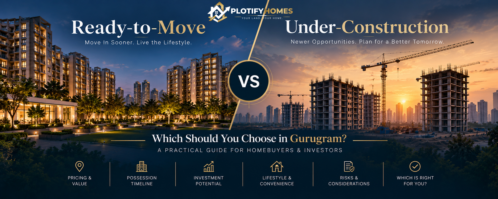 Ready-to-Move vs Under-Construction Property in Gurugram: Which Should You Choose?